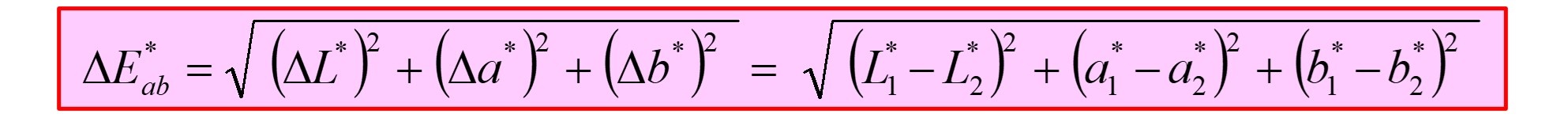 毕达哥拉斯数学定理-了解更多关于CIELAB L*a*b*系统-涂料颜色量化方法